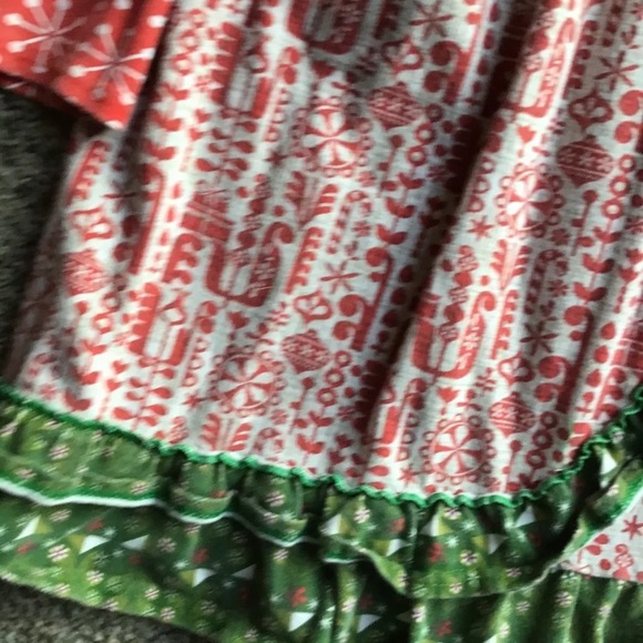 Jelly the Pug Christmas / Holiday dress / top size 8 - Picture 10 of 13